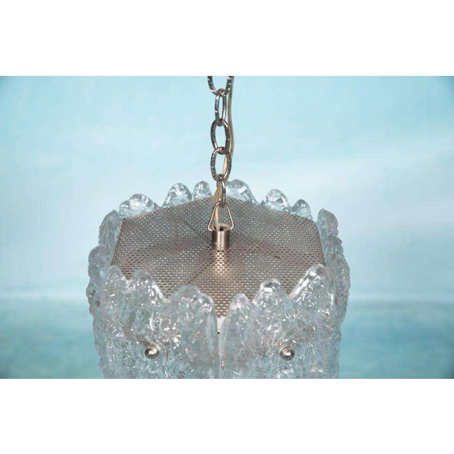 Carl Fagerlund Vintage Glass Hanging Lamp from Orrefors For Sale - Image 4 of 18