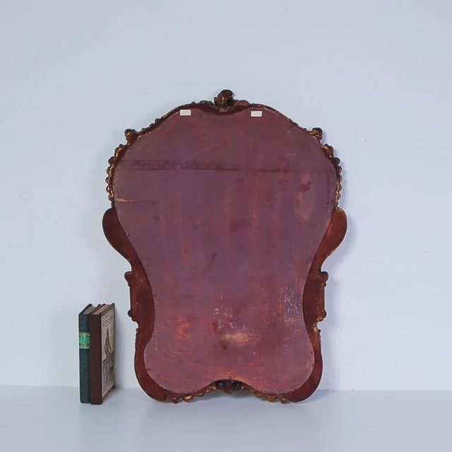 Late Liberty Mirror with Wooden Frame, 1930s For Sale - Image 11 of 12