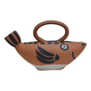 Fish Subject by Pablo Picasso for Madoura, 1952 For Sale