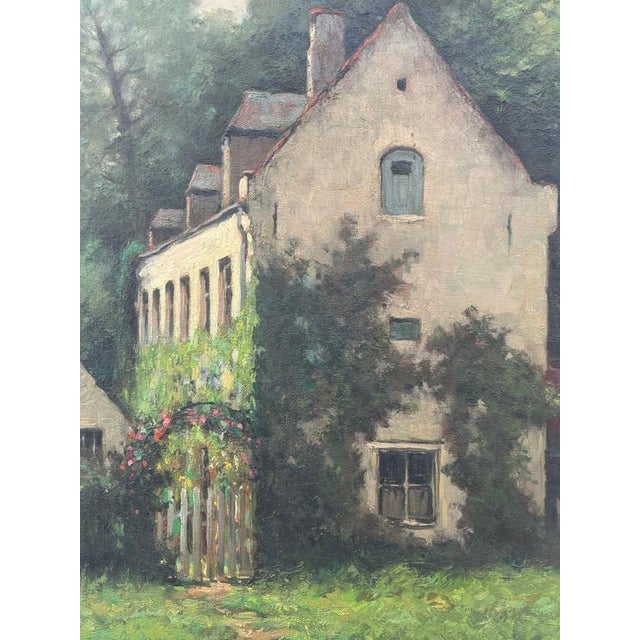 Wuest, Countryside House, Oil on Canvas, Framed For Sale - Image 7 of 10