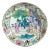 Chinese Export Porcelain Rose Mandarin Saucer Dish Canton, Circa 1810, Jiaqing Period For Sale