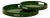 Saint Tropez Round Tray Set of 2 - Wild Green For Sale