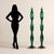 Barovier & Toso 1980s Mid Century Modern, Murano Glass Green Floor Lamps - Pair For Sale - Image 4 of 15