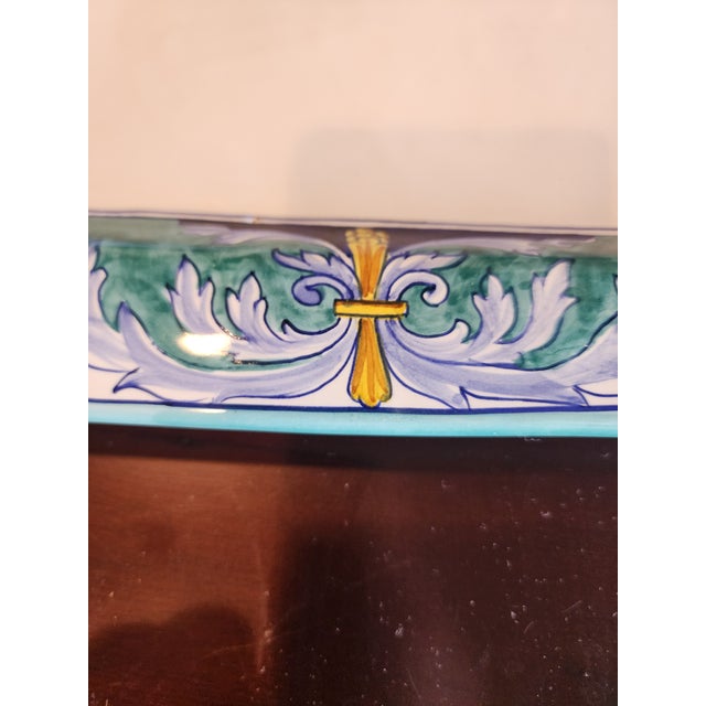 Beautiful Vintage Deruta Ceramic Platter For Sale - Image 4 of 8