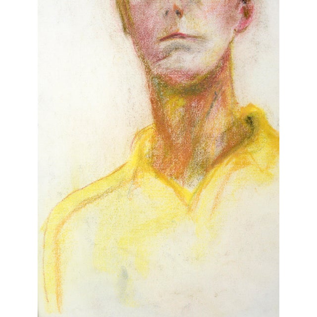 2000 - 2009 Artist's Self-Portrait in Pastel on Paper by Michael William Eggleston For Sale - Image 5 of 5