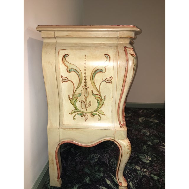 Painted Bombe Chest of Drawers Chairish