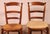 1970s Straw-Seated Cherrywood Chairs, 1970s, Set of 8 For Sale - Image 5 of 13