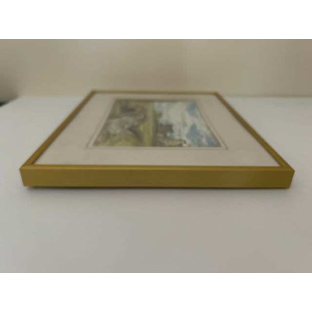 Traditional Late 20th Century "Swilcan Bridge, St Andrews” Signed Golf Course Art Print by Paul Kuchno (Attributed) For Sale - Image 3 of 7