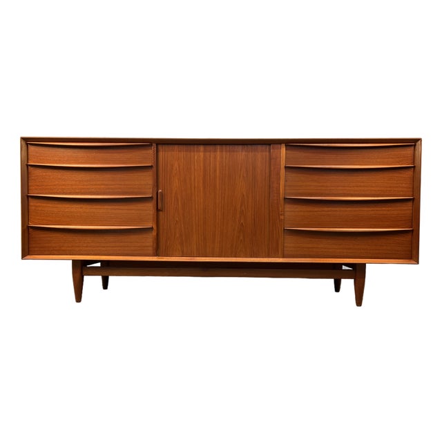 Vintage Mid-Century Teak Credenza by Falster Møbelfabrik For Sale