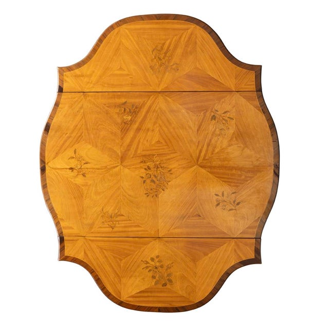 George III Satinwood and Marquetry Pembroke Table For Sale - Image 10 of 11
