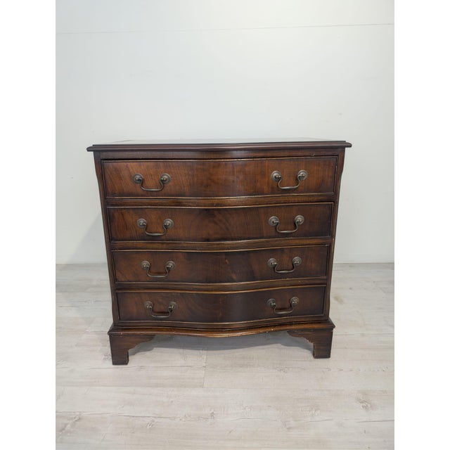 Vintage Chippendale Chest of Drawers in Wood, 1955 For Sale - Image 4 of 18