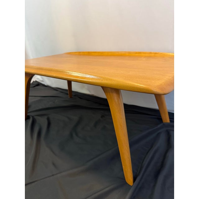 Vintage MCM Authentic Heywood-Wakefield 319-G Champagne Coffee Table Signed For Sale In Pittsburgh - Image 6 of 12
