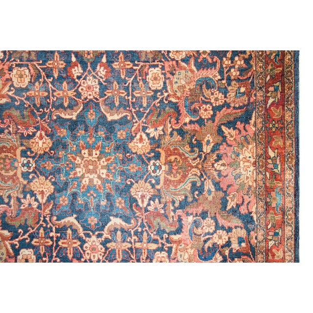 Early 20th Century Persian Meshkabad Rug For Sale - Image 9 of 14