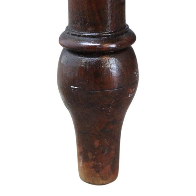 Brown Sheraton Mahogany & Bird’s Eye Maple 2 Drawer Sewing Stand C1830 For Sale - Image 8 of 13