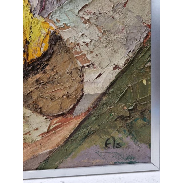 1970s Dutch or Belgian Artist, Still Life with Mussels and Lemons, 1970s, Oil on Canvas For Sale - Image 5 of 12