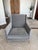 Restoration Hardware Paget Wingback Chair in Velvet Fog. This elegant chair brings a fresh, modern take to the classic...