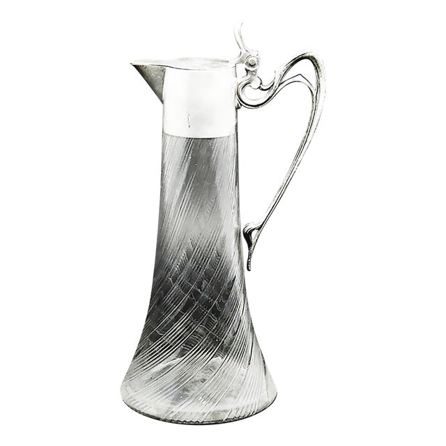 20th Century Wine Jug from Roman Plewkiewic, Warsaw, Poland, 1890s For Sale