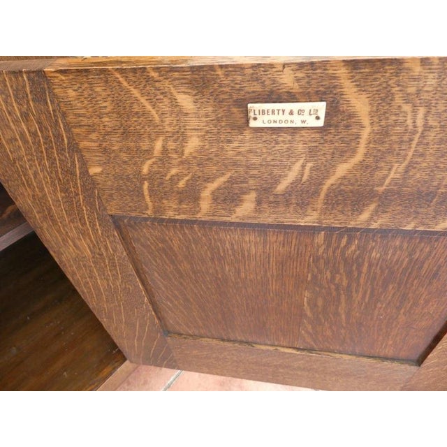 Copper Antique Late 19th Century Arts and Crafts Oak Dresser from Liberty & Co. For Sale - Image 8 of 18