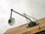 Metal Industrial Two-Arm Machine Lamp on Brake Disc Base from Philips, Netherlands, 1940s For Sale - Image 7 of 16