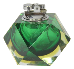 Faceted Murano Glass Lighter by Mandruzzato for Alessandro Mandruzzato, 1960s