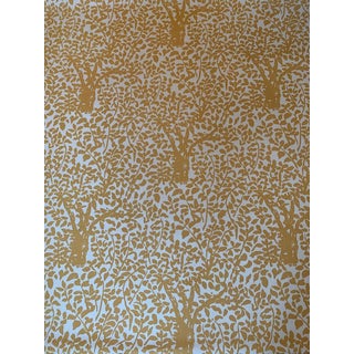 English Traditional Arbre De Matisse for Quadrille on Suncloth Fabric For Sale