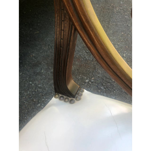 Wood Hand Crafted Mahogany Shield Back Dining Chairs -Set of 10 For Sale - Image 7 of 13