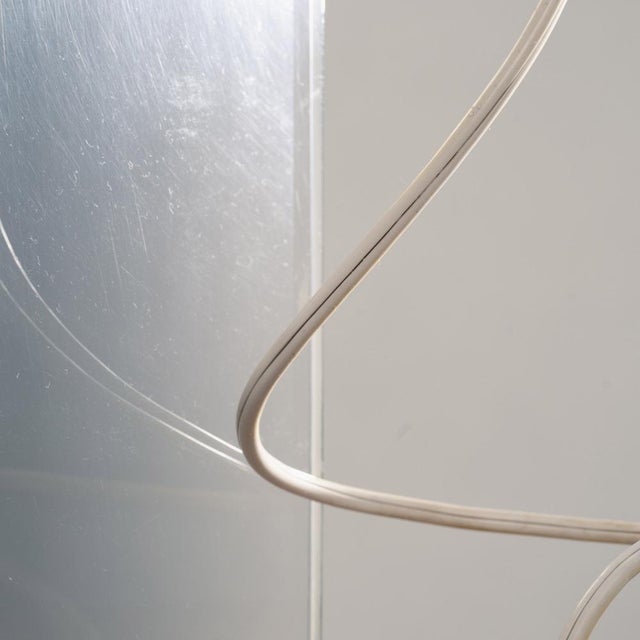 White Italian 540 G Table Light by Gino Sarfatti for Arteluce, 1968 For Sale - Image 8 of 18