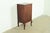 Berkey & Gay Antique Victorian Carved Inlaid Mahogany Music Cabinet, Circa 1900 For Sale - Image 4 of 15