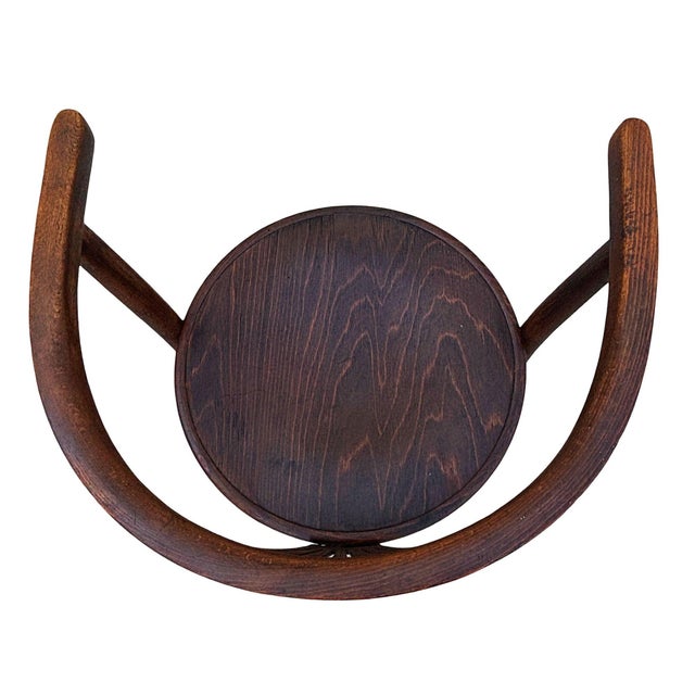 Wood Early Modenrist Shellback Model B28 Armchair No. 28 by Thonet-Mundus For Sale - Image 7 of 7