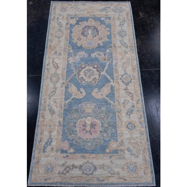 Turkish Oushak Rug 2'6" x 5'1" #16194 Explore a curated collection of hallway runners, wool rugs, and handmade...