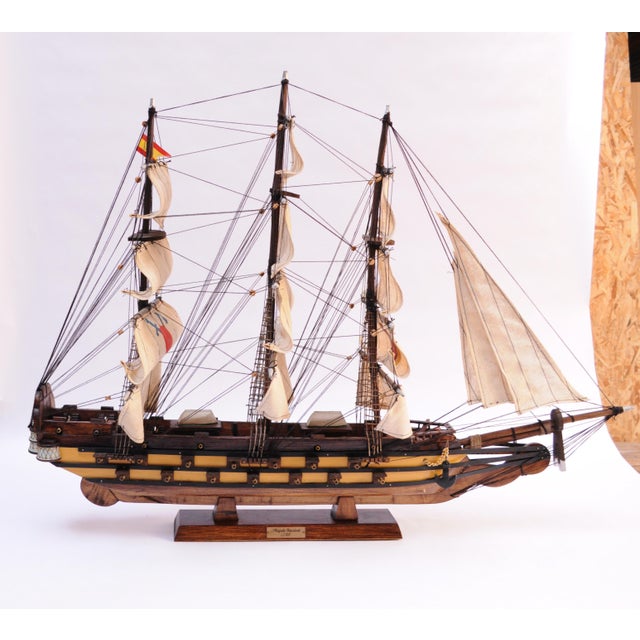 Large Model of the Fragata Espanola Ano 1780 Spanish War