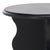 Spritely Home Lilith Wavy Accent Table in Matte Black For Sale - Image 4 of 8