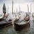 Slim Aarons, Venice Gondolas, Estate Stamped Photographic Print, 1957 / 2020s For Sale