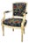 Louis XVI Style Painted Fauteuil, Vintage French Provincial Armchair For Sale