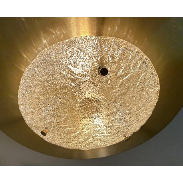 1960s Large Murano Glass Ceiling Light from Honsel, 1960s For Sale - Image 5 of 18