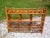 Vintage Mid Century Burnt Bamboo Shelf Hanging Wall Shelf Display Rack Etagere For Sale - Image 12 of 12