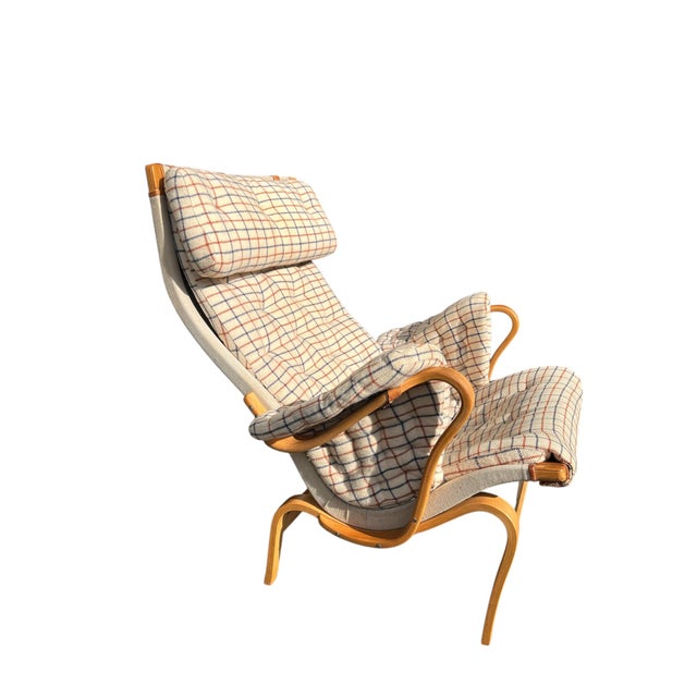 1960s Scandinavian Lounge Chair Pernilla by Bruno Mathsson for Dux, Sweden, 1960s For Sale - Image 5 of 11