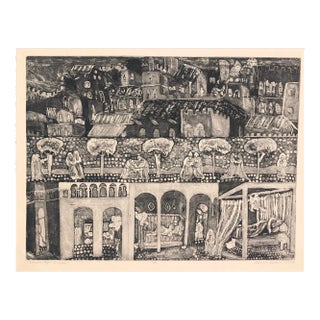 1974 Adrienne Anderson Intrigue Before Dawn Etching For Sale