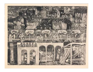 1974 Adrienne Anderson Intrigue Before Dawn Etching