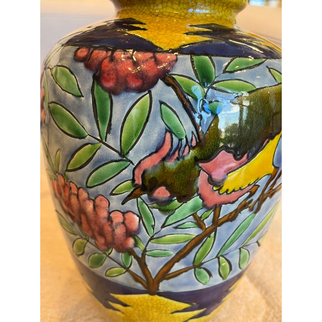Japanese Glazed Vase For Sale - Image 4 of 6