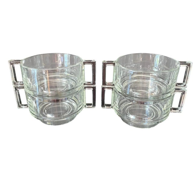 Joe Colombo 4 Bowls Italora Fidenza Arno Italy Postmodern, in wonderful condition! Beautiful design.