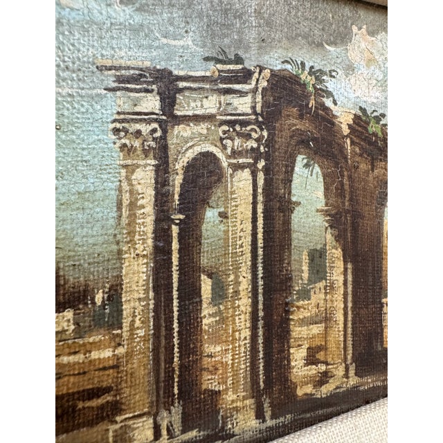 1930s Antique Italian Oil Painting, Set /4 For Sale - Image 5 of 9