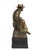 Figurative Antique Resting Farmer Sculpture on Base 16.5"h X 8"w For Sale - Image 3 of 10