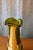 Glass Free-Form Olive Green Art Glass Vase by Gyula Budveszel, Hungary, 1990s For Sale - Image 7 of 9