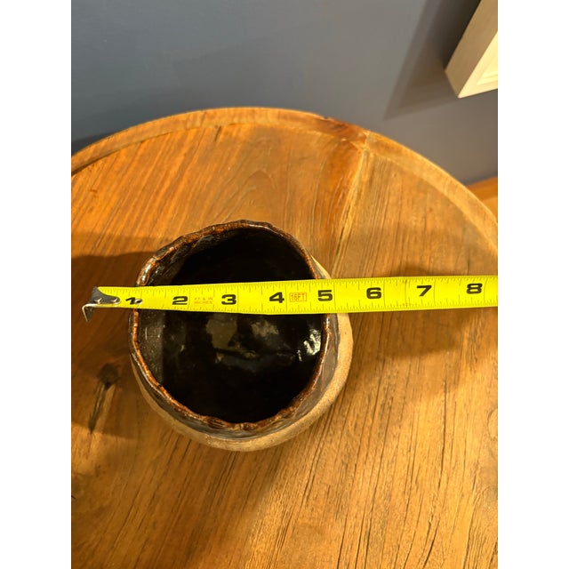 1970s Barbara Beck Handmade Ceramic Decorative Bowl For Sale - Image 5 of 6