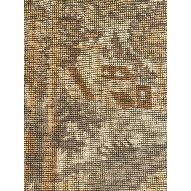 French Needlepoint Panel Tapestry, 1890s For Sale - Image 13 of 15