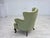 Scandinavian Armchair in Green Furniture Velour and Oak Wood Legs, 1960s For Sale - Image 10 of 18