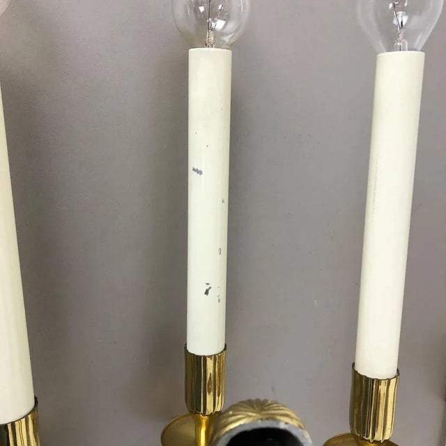 Brass Wall Lights from Vereinigte Werkstätten München, Germany, 1950s, Set of 2 For Sale - Image 14 of 18