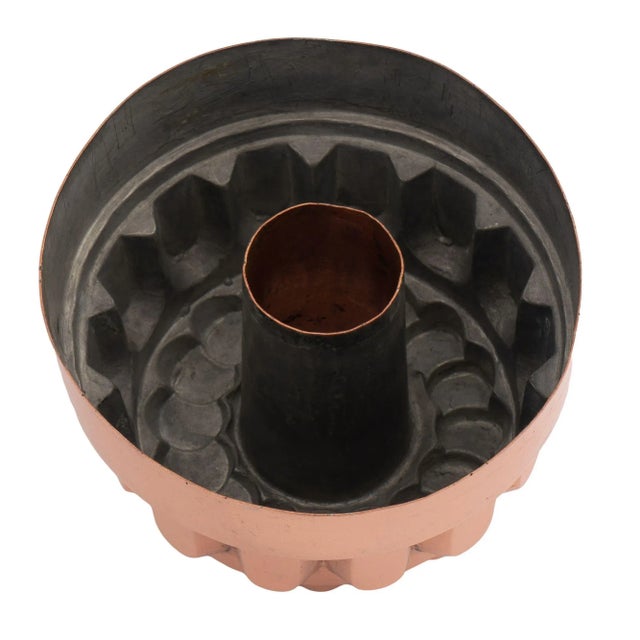 English Copper “coin” Bundt Mold With Tin Lining, 1800's For Sale - Image 9 of 10