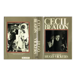 "Cecil Beaton: A Biography" 1985 Vickers, Hugo With Hand-Written Letter by Cb